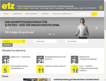 Tablet Screenshot of etz-stuttgart.de